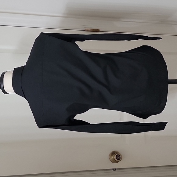 Port Authority Size XS Black Button Down Long Sleeve Blouse, Exc. Used Condition - Picture 4 of 11